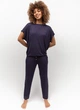 Пижама женская Cyberjammies Avery 0083-0082 10/S Синий (5051877489196) - зображення 2