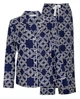 Піжама жіноча Cyberjammies Avery 0075/0076 12/M Синьо-білий (5051877488724) - зображення 1