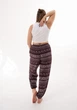 Штаны-шаровары RAO WEAR Elephant Maroon One Size Бордово-белый - изображение 4