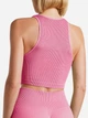 Бюстгальтер без кісточок Giulia Halter Top Rib S/M Bubblegum (4823116907478) - зображення 3