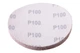 Круг шлифовальный на липучке Intertool 125 мм Р100 плотность E (10 шт.) (BT-0561) - изображение 3