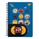 Блокнот YES 2в1 В5+В7 80л.+20л. Melt Smile клетка (151842) - изображение 1