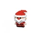 3D Конструктор OEM Merry Christmas Санта Клаус 7 см 174 деталей Красно-белый (W1401) - изображение 2