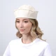 Берет морячка женский LuckyLOOK Модена М Молочный 755-277 - изображение 3