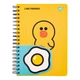 Блокнот YES 2в1 В5+В7 80л.+20л. Line Friends Sally клетка (151780) - изображение 1