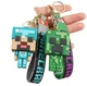 Набор брелоков Minecraft 5.5 см 4 шт Разноцветный (craft4) - изображение 5