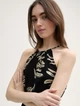 Платье Tom Tailor 1046703.37993 L Черное, бежевое - изображение 2