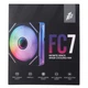 Кулер для корпуса 1stPlayer FC7 Black (FC7-BK-1IN1) - изображение 9