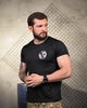 Тактическая мужская футболка с принтом L черная (93159) - изображение 4