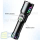 Ліхтар 1143-WHITE LASER LED PM10-TG 1x18650 Power bank ЗУ Type-C zoomNIGHT VISION FLUORESCENCE - зображення 7