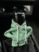 Чехол худи на рычаг КПП / АКПП | Car Hoodie для авто | Креативная кофта на коробку передач | Бирюзовый - изображение 1
