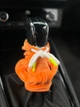 Чехол худи на рычаг КПП / АКПП | Car Hoodie для авто | Креативная кофта на коробку передач | Оранжевый - изображение 1