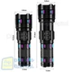Фонарь AK177-1 PM60-TG 4х18650 power bank индикация заряда ЗУ Type-C zoom 5 фильтров NIGHT VISION FLUORESCENCE WHITE LASER LED - изображение 7