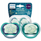 Smoczek ortodontyczny Philips AVENT Ultra Air Nighttime 6-18m 2 szt SCF376/13 (8720689016636) - obraz 6