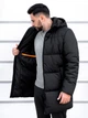 Пуховик зимний мужской Sun's HouseActive M-136 4XL Черный (SH4821361350827) - изображение 4