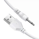 USB Кабель для зарядки наушников, старых телефонов, вибромассажера 2.5 мм * 15 мм (0112) - изображение 3