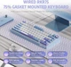 Игровая Клавиатура Royal Kludge R75 WHITE Проводная Механическая с Поддержкой HOT-SWAP Snow Royal Switch - изображение 4