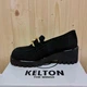 Лофери жіночі Kelton р.37 Чорна Замша каблук 6см - изображение 3