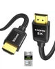 Кабель Silkland HDMI 2.1 [Certified Ultra High Speed HDMI] 48Gbps 8K@60Hz, 4K@240Hz 2м black - изображение 1