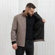 Чоловіча куртка весняна великого розміру UF-fashion 108 - (двл) 48 бежевий - зображення 6