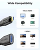 Адаптер Cratree micro HDMI to HDMI 48Gbps 8K@60Hz, 4K@120Hz 0.18м black - зображення 3