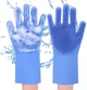 Перчатки силиконовые Better Glove универсальные для мытья посуды и уборки дома Синій (1354404А)) - зображення 5