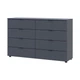 Комод Doros Рон 8 Графит 8 Ящиков 130х38х81 DRS-011775 (41516173) - изображение 3