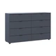 Комод Doros Рон 8 Графит 8 Ящиков 130х38х81 DRS-011775 (41516173) - изображение 5