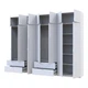 Шкаф для одежды Doros Лукас Белый 3+4 ДСП 315х50х240 DRS-011689 (42005134) - изображение 6