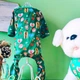 Пижама для котов Pet Style "Lucky" Зеленая XL - изображение 3