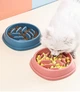 Миска для медленного питания собак "Pet Style" 21*21*4,5 см Синяя - изображение 5
