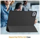 Чохол Crazy Horse на Xiaomi Pad 7S Pro (12.5") / чохол для планшета з функцією підставки / чорний - зображення 9