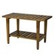 Лавка для ванной из дерева Терос палисандр (ОПС-006502) - изображение 1