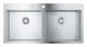 Мийка для кухні з нержавіючої сталі Grohe K800 [31585SD1] - зображення 2