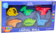 Zestaw zabawek do kąpeili LEAN Toys Dinozaury Kolorowe 22854 (5905991052036) - obraz 1