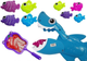 Gra kąpielowa LEAN Toys Rekin Łowca rybek 5381 (5905323218659) - obraz 3