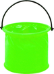 Wiaderko LEAN Toys składane Zielone 20208 (5905991023937) - obraz 1