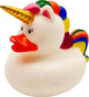 Zabawka do kąpieli LEAN Toys Kaczuszka Jednorożec Biała 21041 (5905991036067) - obraz 1