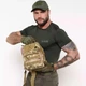 Сумка-рюкзак через плече з Cordura 900D, камуфляж, трансформер, MOLLE - изображение 4