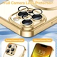 Чохол Wave Premium Metal Shining case with MagSafe (TPU) для Apple iPhone 13 Pro Max 6.7” Gold - изображение 4