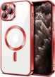 Чохол Wave Premium Metal Shining case with MagSafe (TPU) для Apple iPhone 11 Pro Max 6.5” Red - изображение 1