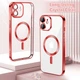 Чохол Wave Premium Metal Shining case with MagSafe (TPU) для Apple iPhone 11 6.1” Red - изображение 2