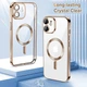 Чохол Wave Premium Metal Shining case with MagSafe (TPU) для Apple iPhone 11 6.1” Desert Titanium - изображение 2