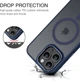 Чохол Wave Premium Matte Insane Guard case with MagSafe (TPU+PC) для Apple iPhone 16 Pro Max 6.9" Midnight Blue - изображение 5