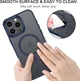 Чохол Wave Premium Matte Insane Guard case with MagSafe (TPU+PC) для Apple iPhone 16 Pro Max 6.9" Midnight Blue - изображение 6