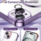 Чохол Wave Premium Metal Shining case with MagSafe (TPU) для Apple iPhone 15 6.1” Deep Purple - изображение 4