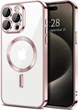 Чохол Wave Premium Metal Shining case with MagSafe (TPU) для Apple iPhone 14 Pro 6.1” Pink - изображение 1
