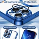 Чохол Wave Premium Metal Shining case with MagSafe (TPU) для Apple iPhone 13 Pro Max 6.7” Midnight Blue - изображение 4