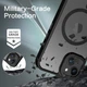 Чохол Wave Premium Matte Insane Guard case with MagSafe (TPU+PC) для Apple iPhone 13 14 6.1" Black - изображение 5
