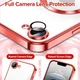 Чохол Wave Premium Metal Shining case with MagSafe (TPU) для Apple iPhone 16e 6.1” Red - изображение 4
